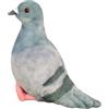 QWEPU Piccione Peluche,Piccione Bambola di Peluche Piccione Peluche Giocattoli Soft Animal,Peluche Collezionabile Adatto per Ragazzi e Ragazze Compleanno(grigio,20 cm)