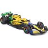 OPO 10 - Auto di Formula 1 Compatibile con Lando Norris McLaren MCL38#4 4th Monaco GP 2024 Scala 1/43 Bburago 38215NS