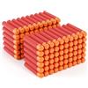 Mlikero Mega Darts ricariche per Mega Guns, 120 freccette in schiuma rosse (9,5 x 2 cm)