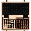 A&A Chess & Checkers - Set pieghevole in legno, 15 pollici, 2 pezzi extra queen…