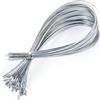 ZOOSUNX Fascette metalliche da 100 pezzi, 24 in (600mm) di fascette per cavi in acciaio INOX 304, fascette metalliche resistenti per involucro di scarico, fascette per recinzioni resistenti al calore per tubi