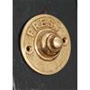 Assorted Collections ACL - Campanello in ottone massiccio con filo, stile steampunk, stile vittoriano edoardiano, campanello rotondo a pulsante (62 mm)