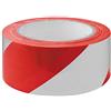 RGB Networks Ltd - Nastro adesivo di sicurezza in gomma con diagonale da 33 m, colore: rosso e bianco