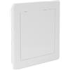 Repa Market 150 x 150 mm Pannello di Accesso in Cartongesso - Portello di Ispezione in Plastica Bianca per Pareti e Soffitti, Pannello per Bagno e Copertura Armadio per Scatole Fusibili Bocchetta
