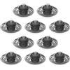 GXL LOHE Confezione da 10 cupole Open Dome L per apparecchi acustici Phonak, Unitron e Hansaton. cupole per apparecchi acustici taglia L, diametro 10 mm.