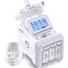 zaoewza Macchina di bellezza con ossigeno a idrogeno viso 7 in 1 con maschera, multifunzione per la cura del viso, riduzione delle rughe e idratazione, trattamento At-Home Spa (grigio)