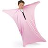 AOOTE Calzino per Tutto Il Corpo, 131x72cm Full-Body Wrap Elastic Body Sox, Calze Elastiche Sensoriali per Alleviare Lo Stress per I Bambini con Autismo e Ansia, Rosa, L