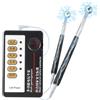 AMAZBEE Bacchetta di scossa elettrica per il gioco BDSM Doppia palla Elettrostimolazione Stick Massaggiatore Giocattolo per coppie Maschio Dispositivo Elettrosessuale