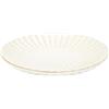 HOME DECO FACTORY, KA0409, Piatto Elegante D217 cm, Raffinato Design a Coste, Ideale per Tutti i Tuoi pasti, in Beige Senza Tempo, Perfetto per Tutte Le Occasioni, Misura 217 cm, Colore Beige