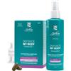 Bionike Defence My Body DrenaLEG+ Kit IN&OUT Trattamento Microcircolo Pesantezza delle Gambe Integratore 60 Capsule + Spray Defaticante Gambe 150ml