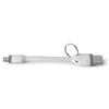 Celly USBTYPECKEYWH cavo USB 0,12 m USB A USB C Bianco