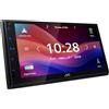 JVC KW-M695DBW Autoradio 6,8 WSVGA, DAB+, Apple CarPlay/Android Auto wireless/cavo, Mirroring, Bluetooth, EQ 13 bande, DSP, Short Chassis - Nero