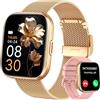 taopodo Smartwatch Donna, 1,91 HD Orologio Smartwatch Donna con Chiamate Bluetooth, 120+ Modalità Sport, Monitoraggio Salute 24/7, Impermeabile IP68, Fitness Tracker Compatibile con Android e iOS, Oro rosa