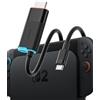 Hagibis Dock per Switch1/2 OLED, cavo adattatore da USB C a HDMI con 4K a 60Hz, PD 100W, adattatore per laptop, tablet, SteamDeck, ROG Ally-Il firmware deve essere aggiornato