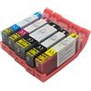 BRAMA CARTUCHOS 5 cartucce alimentari compatibili con Canon PGI-580 e CLi-581 L'inchiostro alimentare non contiene glutine. Verificare la compatibilità prima dell'acquisto