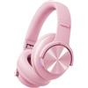 Picun B8 Cuffie, senza fili, Bluetooth, 120H Cuffie Bluetooth sopra orecchio con 3EQ modalità musicali, vivavoce, cuffie con bassi profondi per viaggi, casa, ufficio, cellulare, PC (Rosa)