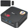 Blackview 【Set Completo】 MP50 Mini PC AMD Ryzen 5 (16GB RAM 512GB SSD) con Tastiera e Mouse Inclusi, Grafica Vega 8 Desktop PC, Win 11 Pro, HDMI/DP 4K@60Hz, WiFi 5/BT 4.2, Computer per Ufficio e Casa