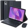 EHLCYS Custodia con Tastiera per Lenovo Idea Tab 11 Pollici 2025 Modelli (TB-336ZU/TB-336FU), QWERTY Tastiera Bluetooth Staccabile, Cover Ultrasottile Multi-Angolo con Mouse,Nero