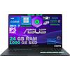 ASUS Notebook ExpertBook 15,6 Intel Core 7-240H 14ª Gen fino a 5GHz, 24GB RAM DDR5, 1TB SSD, Win11 Pro, incluso KASPERSKY Tastiera Retroilluminata, QWERTY, Fingerprint