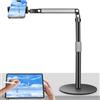 KOSLEOW Supporto Telefono Regolabile 360°, Supporto Cellulare da Tavolo Compatibile iPhone/Samsung/Huawei per Riprese Zenitali, Live e Video Professionali