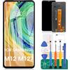 SRJTEK Per Samsung Galaxy M12 Schermo LCD Per Samsung M12 Sostituzione Schermo M127 Display LCD SM-M127F/DSN Kit di Riparazione Touch Digitizer (Nero Senza Cornice)