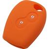 Happyit 2 coperture in silicone per chiave a due pulsanti con controllo a distanza di auto Renault Kangoo, Scenic, Megane, Sandero, Captur, Twingo