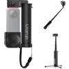 Ulanzi MT98 Selfie Stick Treppiede 57 cm compatibile con Insta360 X4/X5/X3/Ace Pro/ONE X2, treppiede pieghevole per action camera per DJI Osmo Pocket 3, asta palmare da 1/4selfie stick invisibile