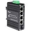 Hereta Industriale Switch Ethernet 5 porte Gigabit, Mini PoE+ Switch Gigabit 10/100/1000 Mbps, con 1 SFP porte & 4 PoE+ porte, 30W per Porta PoE, 120W su Tutte le Porte, 802.3af/at, Plug & Play, 12-48 V c.c.