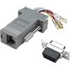 Manhattan Intellinet 201162 DB9, F RJ-45, F Grey cable interface/gender adapter - Cable Interface/Gender Adapters (DB9, F, RJ-45, F, Grey)