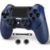 VooFun Wireless Controller Compatibile per PS4 Pro Slim, Bluetooth Controller con Vibrazione, Touchpad, Sensore 6 Assi, Cuffie Jack, Turbo, 1000mAh Batteria, Gaming Joystick Compatibile con PS4