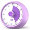 Conchstar Timer Visivo per Bambini 60 Minuti - Timer Analogico Silenzioso a Conto Alla Rovescia,Strumento di Concentrazione per ADHD e Autismo,Gestione del Tempo per Compiti (Purple)