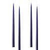 Kunstindustrien® Candele Affusolate, Fatte in Danimarca, 42 Colori Disponibili, Candele da Cena Antigoccia e Senza Fumo, Candele a Bruciata Lunga 15 Ore, Set Regalo Candele Non Profumate, 4pz. 2,2 x