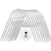 Coopay Ferri Circolari da Maglia 80 cm, 8 in Acciaio Inox, Set Con Ago, 2,75-9,0 mm, Pratici per Maglioni, Maniche