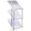 PAIDE P Organizzatore di scarpe. Stoccaggio di calzature. Organizer per scarpe per armadio calzascarpe. Supporto per scarpe regolabile in altezza, scarpiera semplice. (3Levels)