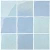 Commomy Più Spessi Piastrelle Adesive Cucina Azzurro Chiaro, 10 pezzi | Paraschizzi Cucina Mattonelle Adesive Bagno, Vinile Pannelli Decorative 3D per Parete,30,5 x 30,5 cm