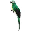 LWINGFLYER Pappagallo artificiale a grandezza naturale, in schiuma, finta piuma, pappagallo, ara, uccello, per abbigliamento primaverile, spallina, moderna, decorazione per casa, giardino, feste (25