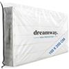 Dreamway Custodia Materasso Singolo per Trasloco e Deposito - Materassi Singoli Robusto con Cerniera - Celofan per Coperture Perfetto per Conservazione, Trasloco - Materasso Singolo 100x200 cm