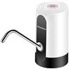 EASY SPEED EASYSPEED Dispenser Acqua con 2 Adattatori Portatile Distributore Acqua Con Pompa Dell'Acqua Elettrica Automatica Con Batteria Ricaricabile USB Da Per Casa,Campeggio Di Viaggio Ufficio,Blanco