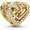 Pandora Funkelnde Verschlungene Herzen Charm 769270C01 Pendente