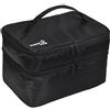 HOPEVILLE Organizer da viaggio extra grande per donna, borsa cosmetica premium e beauty case per biancheria intima, cosmetici, accessori e articoli da toeletta, Nero , L