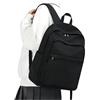 winspansy Zaino Scuola Impermeabile Studenti - Borsa Laptop Aesthetic Unisex Ragazze Ragazzi Adolescenti - Daypack Scolastico con Scomparto Computer - Backpack Giornaliero Resistente Acqua -Nero