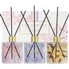 COCORRÍNA Profumatore per Ambienti, 3 Pack/ 90ml Fiori di Ciliegio/Vaniglia Calda/Timo alla Lavanda Diffusore Profumo Ambiente con 24 Bastoncini, per Bagno, Appartamento, Decorazione della Casa