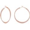 Bewenda Orecchini a cerchio in argento 925, orecchini a cerchio in argento 925, grandi 40/50/60 mm, ipoallergenici Huggies, per donna e ragazza, leggeri orecchini a cerchio rotondo, Argento sterling