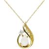 Ivy Gems - Collana, Oro giallo 375/1000 (9 carati), Donna