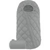 CYBEX Gold Sacco a Pelo Snøgga 2, Per Passeggini, Per Bambini da 6 Mesi a 3 Anni, TOG 4, Calda Imbottitura, Stone Grey (Grigio)