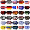 Jomdjmskes 90 PCS Alette Freccette Professionali, Volo Dart Standard di Spessore Extra, Pet Resistenti Alette per Freccette, Diversi Modelli Perfette per Freccette Soft e Steel Tip, Set di Accessori
