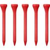 Zivisk Tee Golf Legno 70mm, 100 Pezzida Tee da Golf in bambù (Rosso)