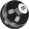 JUMPLAWN Palla da biliardo 8 pezzi numero 8 in resina resistente all'usura calibrata precisa rotonda ed equilibrata palla da gioco durevole per piscina e allenamento biliardo