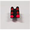 LPA MIRINO E TACCA di Mira Fucile Fibra Ottica Diametro 2,6 Verde Giallo (Rosso DIAMTRO 3)