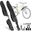 Behiruch Set di parafango universale per bicicletta, 24-29 pollici, con attrezzi, protezione ideale da sporco e sporco